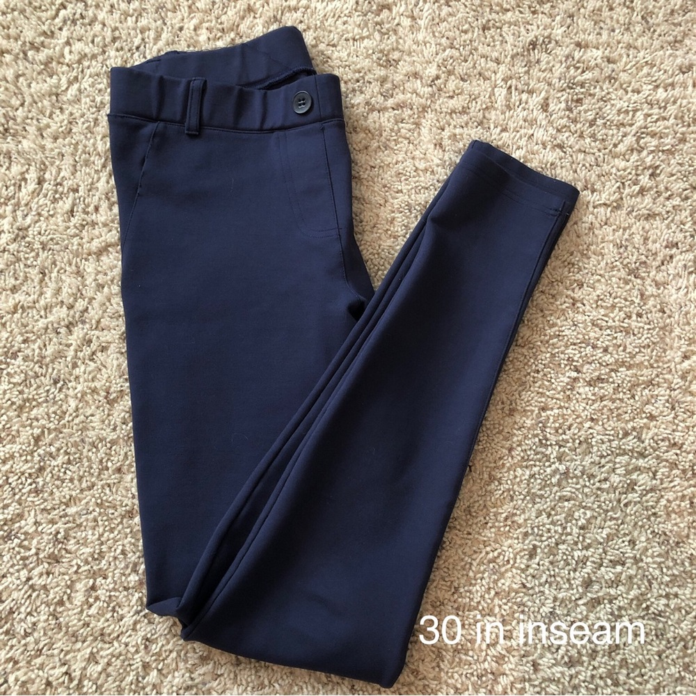 Betabrand navy blue leggings size small